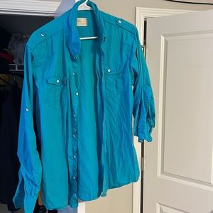 Free Planet Button Up Shirt
